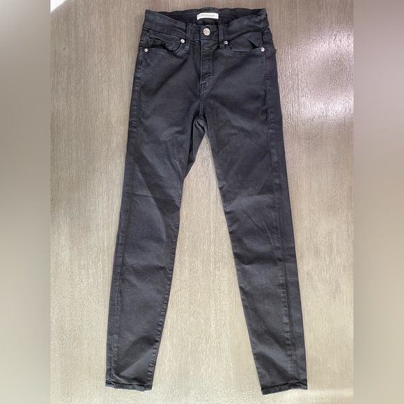 Good American Black Denim Good Legs Jeans Skinny 00 24 - Picture 5 of 13